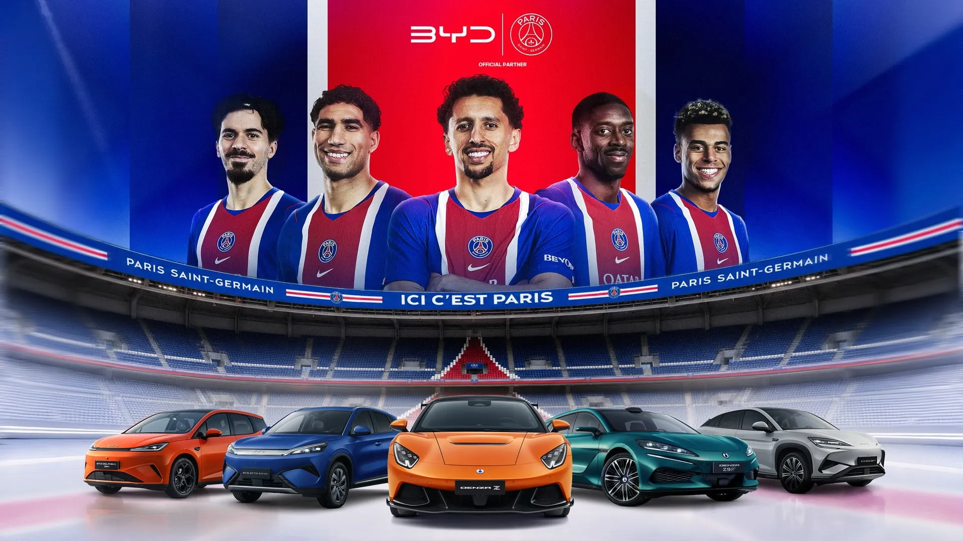 Sahada Dev İş Birliği: BYD, Paris Saint-Germain’in "Resmi Otomotiv Ortağı" Oldu!