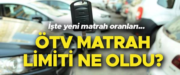 ÖTV Matrah Oranları Güncellendi! ÖTV Matrah Oranları Güncellendi!