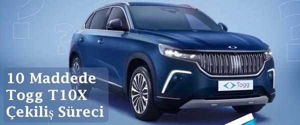 10 Maddede Togg T10X Çekiliş Süreci 10 Maddede Togg T10X Çekiliş Süreci
