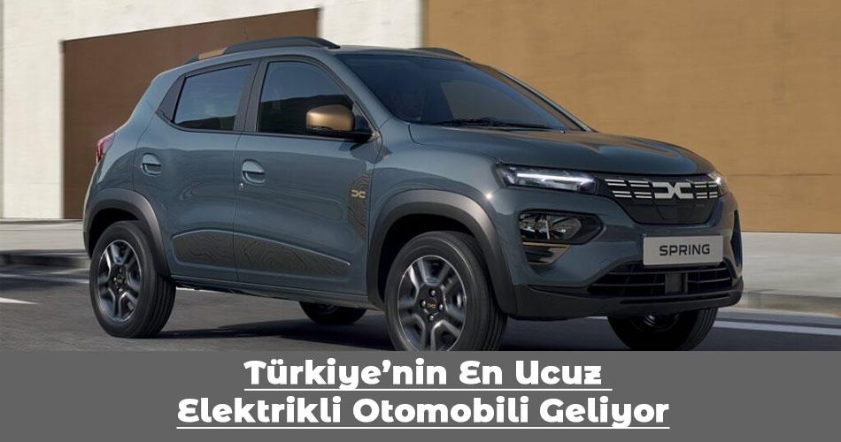 Türkiye’nin En Ucuz Elektrikli Otomobili Geliyor Türkiye’nin En Ucuz Elektrikli Otomobili Geliyor