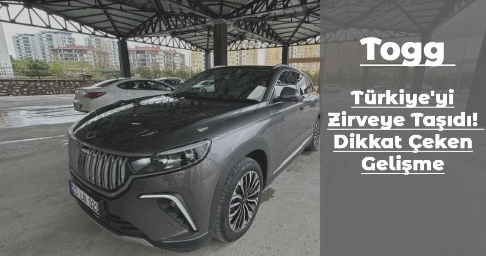 Togg, Avrupa’da Liderliğe Yerleşti Togg, Avrupa’da Liderliğe Yerleşti