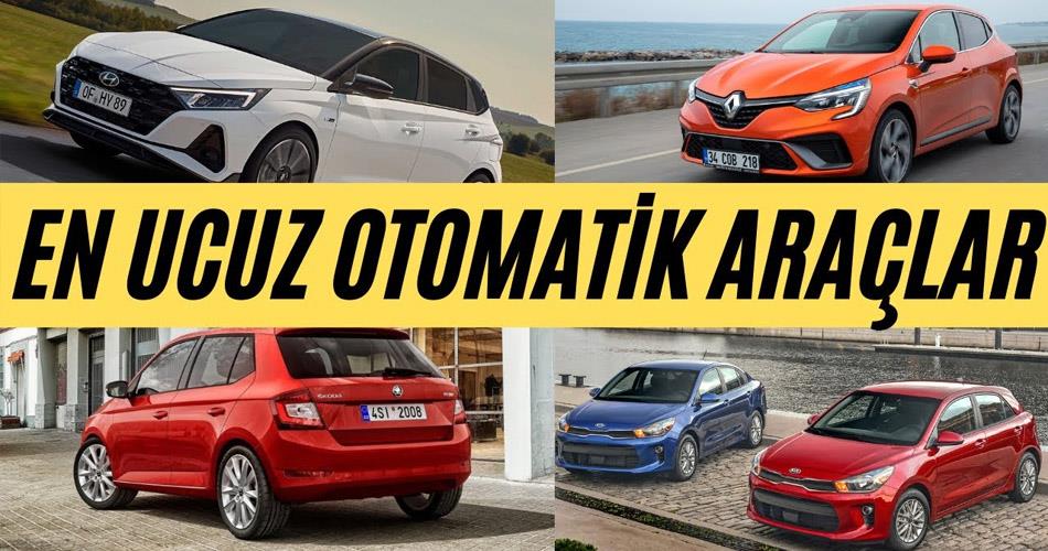 İşte 1 Milyon TL’nin Altında Satışa Sunulan Otomatik Vites Araçlar