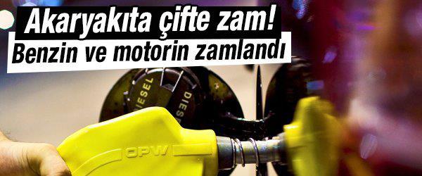 Akaryakıta Çifte Zam Geldi Akaryakıta Çifte Zam Geldi