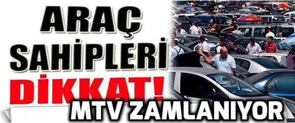 Motorlu Taşıtlar Vergisi Zamlanıyor