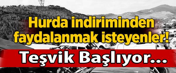 Hurda araç teşviki başlıyor Hurda araç teşviki başlıyor