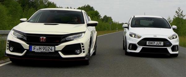 Honda Civic Type R, Ford Focus RS'e Karşı Honda Civic Type R, Ford Focus RS'e Karşı