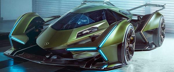 Lambo V12 Vision Gran Turismo Sanal Ortam İçin Hazırlanmış