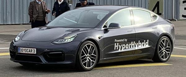 Tesla Model 3'e İçten Yanmalı Motor Takıldı