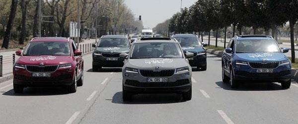 Üretilen Maskeye Skoda’dan Lojistik Destek Üretilen Maskeye Skoda’dan Lojistik Destek