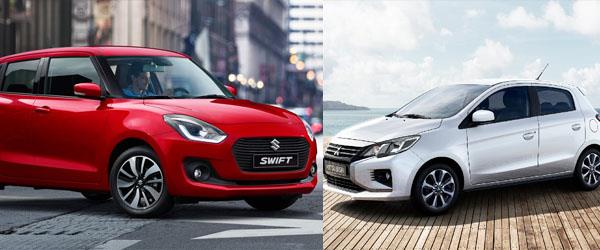 Suzuki Swift Vs Mitsubishi Space Star Suzuki Swift Vs Mitsubishi Space Star