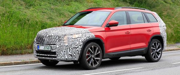 2021 Skoda Kodiaq Test Esnasında Görüntülendi 2021 Skoda Kodiaq Test Esnasında Görüntülendi