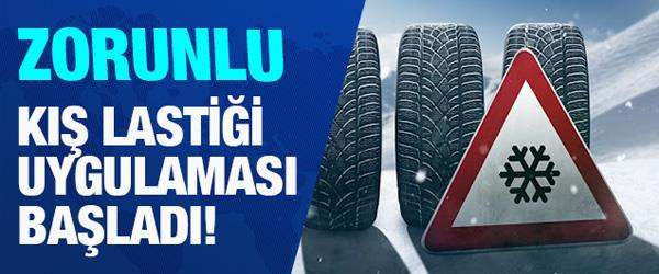 Zorunlu Kış Lastiği Uygulaması Başladı Zorunlu Kış Lastiği Uygulaması Başladı