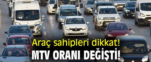 Motorlu Taşıtlar Vergisinde Oranlar Değişti