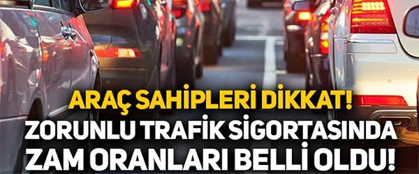 Araç Sahiplerine Kötü Haber! Zorunlu Trafik Sigortasına Zam Geldi Araç Sahiplerine Kötü Haber! Zorunlu Trafik Sigortasına Zam Geldi