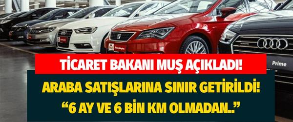Türkiye’de Sıfır Otomobil Alan Hemen Satamayacak