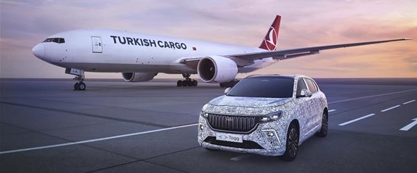 TOGG'u Arjantin Kış Testlerine Turkish Cargo Taşıdı TOGG'u Arjantin Kış Testlerine Turkish Cargo Taşıdı