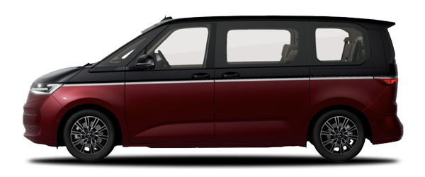 Volkswagen Multivan Derin Siyah-Fortana Kırmızı Volkswagen Multivan Derin Siyah-Fortana Kırmızı