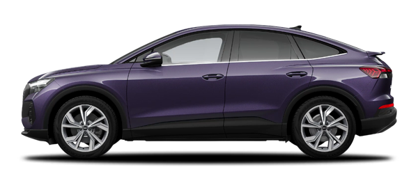 Audi Q4 Sportback e-tron Metalik Aurora Mor Audi Q4 Sportback e-tron Metalik Aurora Mor