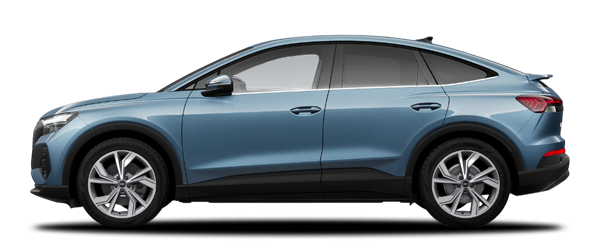 Audi Q4 Sportback e-tron Metalik Buzul Mavi Audi Q4 Sportback e-tron Metalik Buzul Mavi