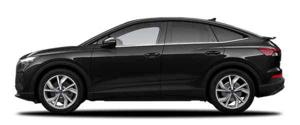 Audi Q4 Sportback e-tron Metalik Mitos Siyahı Audi Q4 Sportback e-tron Metalik Mitos Siyahı