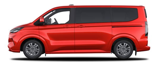 Ford Tourneo Custom Minibüs BEV Spor Kırmızı Ford Tourneo Custom Minibüs BEV Spor Kırmızı