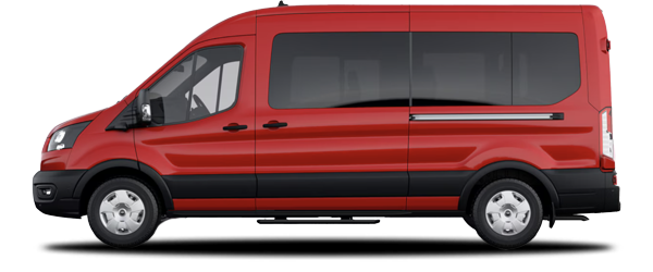 Ford E-Transit Minibüs Spor Kırmızı Ford E-Transit Minibüs Spor Kırmızı