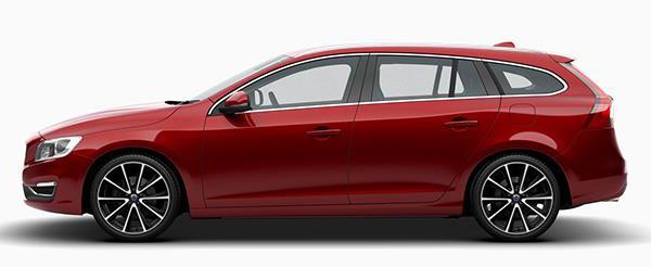 Volvo V60 Flamenco Kırmızı Volvo V60 Flamenco Kırmızı