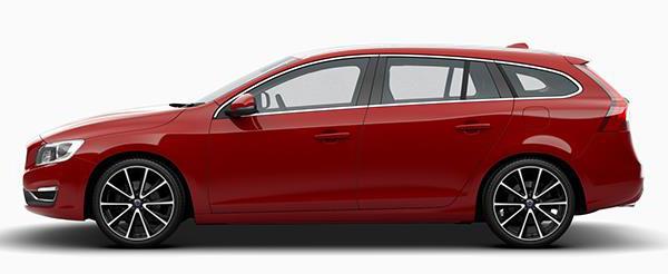 Volvo V60 Kırmızı Volvo V60 Kırmızı