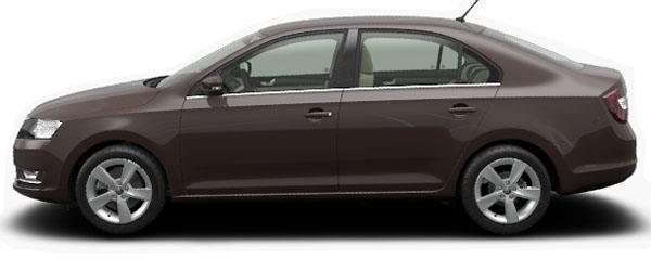 Skoda Rapid metalik kahverengi Skoda Rapid metalik kahverengi