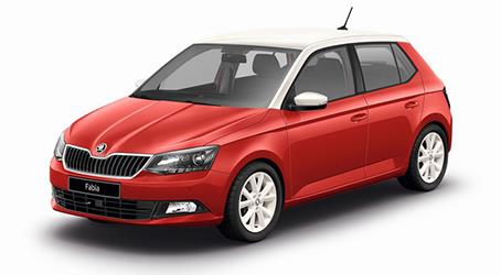 Skoda Fabia Kırmızı (Beyaz Tavan) Skoda Fabia Kırmızı (Beyaz Tavan)