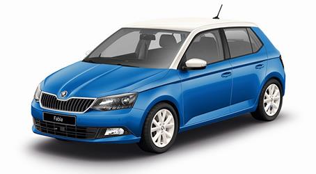 Skoda Fabia Mavi (Beyaz Tavan) Skoda Fabia Mavi (Beyaz Tavan)
