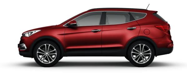 Hyundai Santa Fe Saten Kırmızı Hyundai Santa Fe Saten Kırmızı