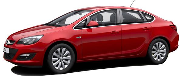 Opel Astra Sedan Scarlet Kırmızı Opel Astra Sedan Scarlet Kırmızı