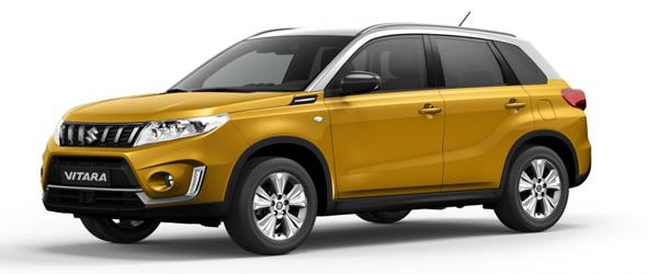 Suzuki Vitara sarı inci ve beyaz tavan Suzuki Vitara sarı inci ve beyaz tavan