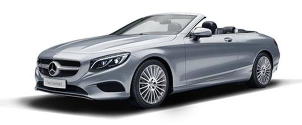 Mercedes S Serisi Cabriolet Gümüş Gri Mercedes S Serisi Cabriolet Gümüş Gri