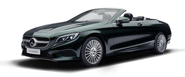 Mercedes S Serisi Cabriolet Okyanus Yeşil Mercedes S Serisi Cabriolet Okyanus Yeşil