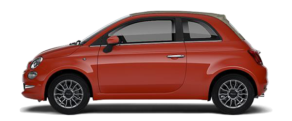 Fiat 500C Mercan Kırmızı Fiat 500C Mercan Kırmızı
