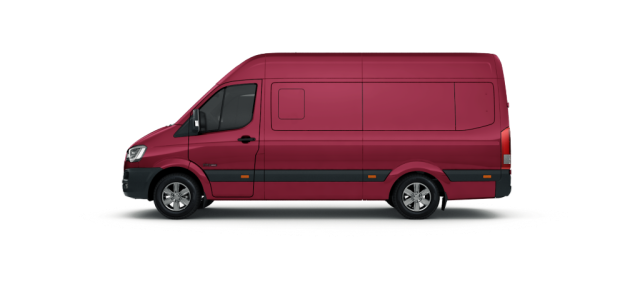 Hyundai H-350 Panelvan Vişne Kırmızısı Hyundai H-350 Panelvan Vişne Kırmızısı