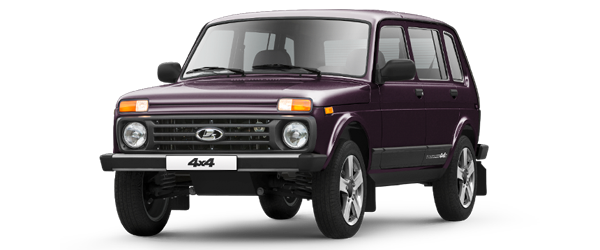 Lada Niva 5 kapı Kızıl Bordo Lada Niva 5 kapı Kızıl Bordo