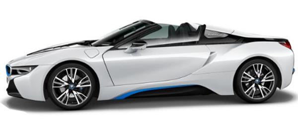 BMW i8 Roadster Kristal Beyaz (Mavi Vurgu) BMW i8 Roadster Kristal Beyaz (Mavi Vurgu)