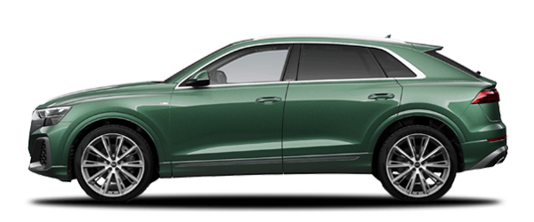 Audi Q8 Avokado Yeşil İnci Efekti Audi Q8 Avokado Yeşil İnci Efekti