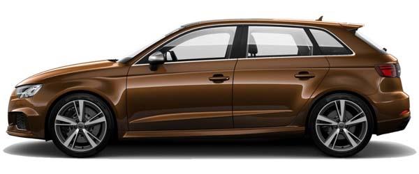 Audi RS 3 Sportback metalik kahverengi Audi RS 3 Sportback metalik kahverengi