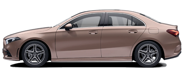Mercedes A Serisi Sedan Metalik Rose Gold Mercedes A Serisi Sedan Metalik Rose Gold