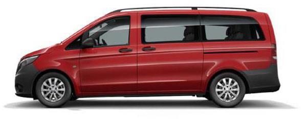 Mercedes Vito Tourer / Select Jüpiter Kırmızısı Mercedes Vito Tourer / Select Jüpiter Kırmızısı
